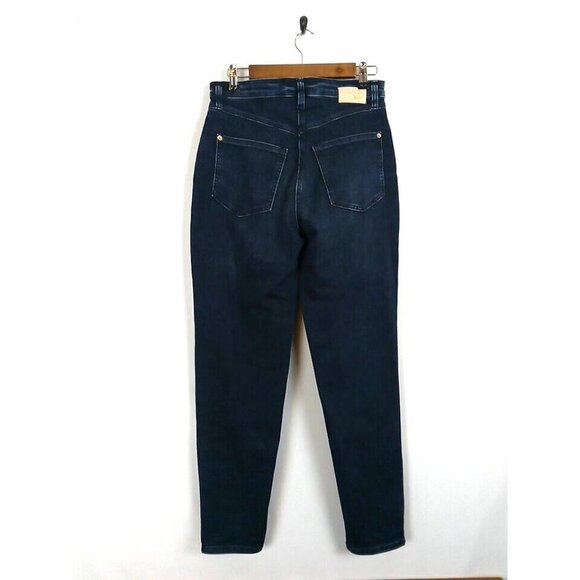 Mac Jeans Women's Sylvie Meis  24/7 Blue High Rise Straight Tapered FLAW - Picture 2 of 13